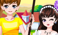 Online free browser game: Romantic Spring Couple