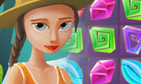 Online free browser game: Mysterious Jewels