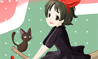 Online free browser game: Kiki\\\'s Delivery Service