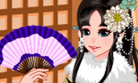 Online free browser game: Kimono Cutie Dress Up