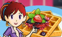 Online free browser game: French Waffles: Sara\\\'s Cooking Class