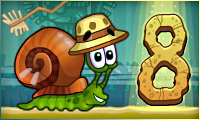 Online free browser game: Snail Bob 8