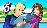 Online free browser game: My Dolphin Show 5