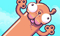 Online free browser game: Silly Sausage in Meat Land