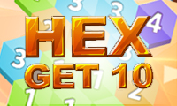 Online free browser game: Hex Get 10