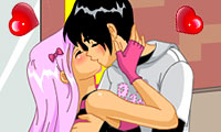 barbie games love kissing